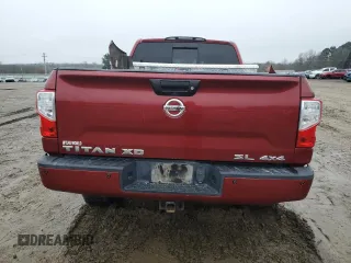 2017 Nissan Titan XD PRO-4X with VIN 1N6BA1F46HN568951, listed as a Copart auction lot 86619384 with 132,838 mi miles and Salvage Title. Bid and sale history available at carsss.com. Image 6.