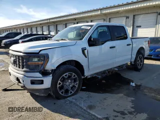 2024 Ford F-150 STX with VIN 1FTFW2L58RKD20924, listed as a Copart auction lot 41953035 with 11,533 mi miles and Salvage Title. Bid and sale history available at carsss.com. Image 1.
