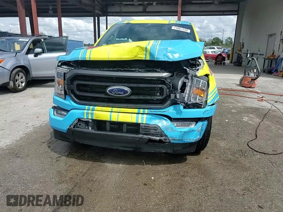 2023 Ford F-150 XL with VIN 1FTEW1CP7PKD19588, listed as a Copart auction lot 71067144 with Not Provided miles and Non Repairable. Bid and sale history available at DreamBid. Image 14.