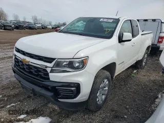 2021 Chevrolet Colorado 2WD LT with VIN 1GCHSCEA5M1227510, listed as a Copart auction lot 47804165 with 34,621 mi miles and Clean Title. Bid and sale history available at carsss.com. Image 1.