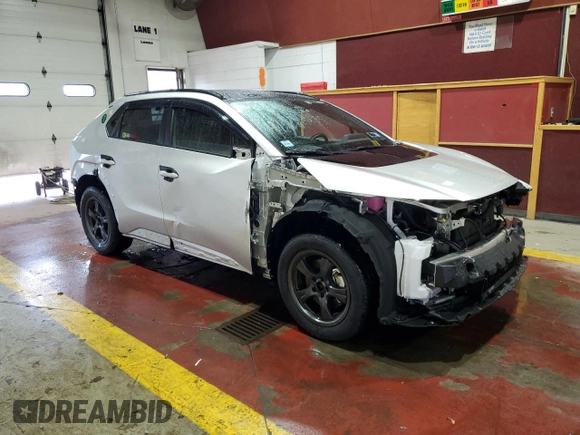 2023 Toyota bZ4X XLE with VIN JTMABACA0PA025591, listed as a Copart auction lot 53805205 with 47,238 mi miles and Salvage title. Bid and sale history available at DreamBid. Image 4.