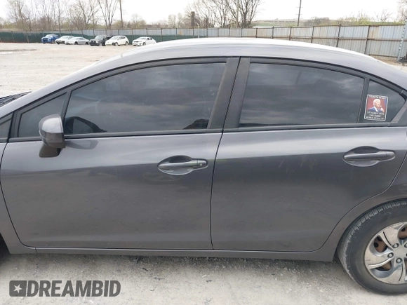 2014 Honda Civic Sedan LX with VIN 19XFB2F55EE029480, listed as a IAAI auction lot 42039784 with 138,734 mi miles. Bid and sale history available at carsss.com. Image 14.