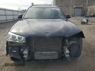 2017 BMW X3 xDrive35i with VIN 5UXWX7C58H0S18350, listed as a Copart auction lot 45501575 with 86,262 mi miles and Salvage Title. Bid and sale history available at DreamBid. Image 5.