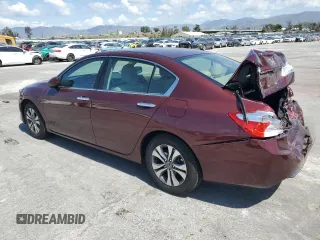 2015 Honda Accord Sedan LX with VIN 1HGCR2F33FA167831, listed as a Copart auction lot 51543305 with 63,841 mi miles and Salvage Title. Bid and sale history available at carsss.com. Image 2.