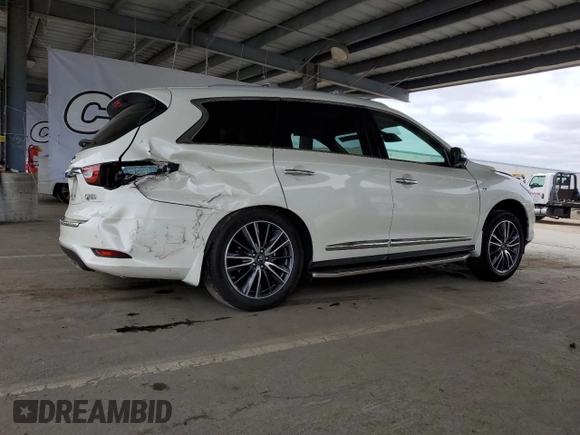 2017 Infiniti QX60 with VIN 5N1DL0MM7HC519445, listed as a Copart auction lot 54736295 with 86,259 mi miles and Clean Title. Bid and sale history available at carsss.com. Image 3.