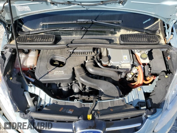 2013 Ford C-Max Energi SEL with VIN 1FADP5CU6DL543615, listed as a Copart auction lot 52300245 with 42,663 mi miles and Salvage Title. Bid and sale history available at carsss.com. Image 13.