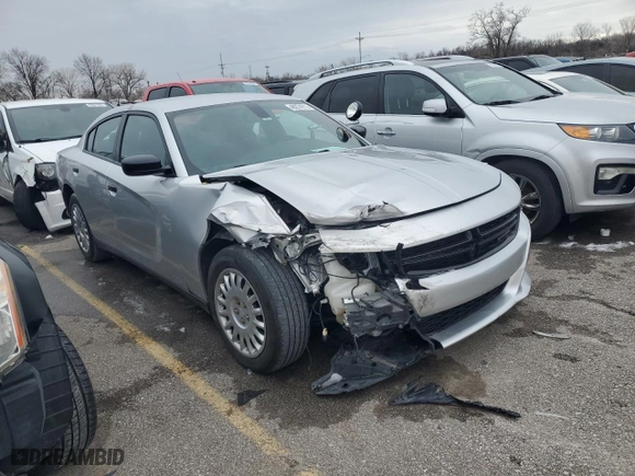 2017 Dodge Charger Police with VIN 2C3CDXKT1HH586270, listed as a Copart auction lot 46274275 with 100,956 mi miles and Salvage Title. Bid and sale history available at carsss.com. Image 4.