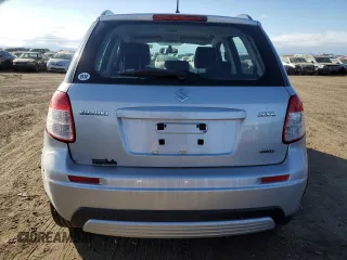 2009 Suzuki SX4 with VIN JS2YB413895103329, listed as a Copart auction lot 44435185 with 77,923 mi miles and Salvage Title. Bid and sale history available at carsss.com. Image 6.