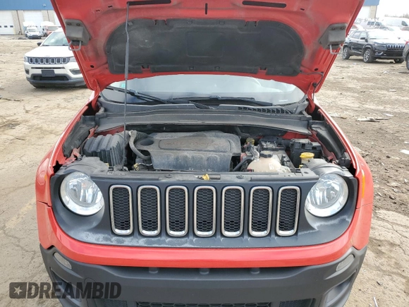 2017 Jeep Renegade Latitude with VIN ZACCJBBB1HPF30410, listed as a Copart auction lot 52881105 with 139,517 mi miles and Clean Title. Bid and sale history available at carsss.com. Image 13.