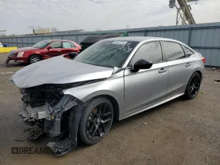 2023 Honda Civic Sport with VIN 2HGFE2F57PH529186, listed as a Copart auction lot 51542715 with 42,495 mi miles and Salvage title. Bid and sale history available at DreamBid. Image 1.