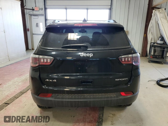 2017 Jeep Compass Sport с VIN 3C4NJDAB8HT630969, выставлен на аукционе Copart как лот 53858445 с пробегом 109 239 миль миль и Списание • Salvage title. История ставок и продаж доступна на DreamBid. Изображение 6.