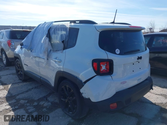 2018 Jeep Renegade Altitude with VIN ZACCJABBXJPH96654, listed as a IAAI auction lot 39966885 with 109,750 mi miles and . Bid and sale history available at DreamBid. Image 3.