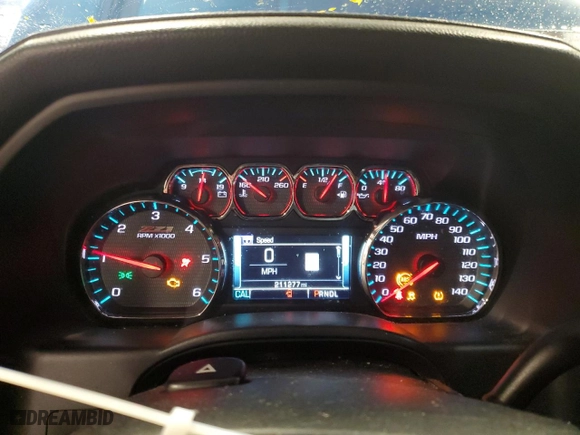 2017 Chevrolet Silverado 1500 LTZ with VIN 3GCUKSEC8HG151685, listed as a Copart auction lot 44970235 with 211,277 mi miles and Salvage Title. Bid and sale history available at carsss.com. Image 9.