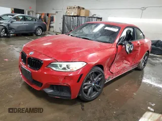 2016 BMW 2 Series M235i xDrive with VIN WBA1J9C53GV372276, listed as a Copart auction lot 77967463 with 79,872 mi miles. Bid and sale history available at carsss.com. Image 1.