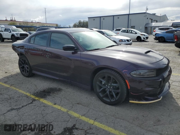 2021 Dodge Charger GT with VIN 2C3CDXHG5MH666630, listed as a Copart auction lot 51008475 with 24,456 mi miles and Salvage Title. Bid and sale history available at DreamBid. Image 4.