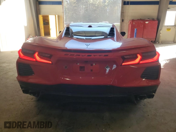 2020 Chevrolet Corvette 2LT with VIN 1G1Y72D40L5112109, listed as a Copart auction lot 79007144 with 24,206 mi miles and Salvage Title. Bid and sale history available at carsss.com. Image 6.