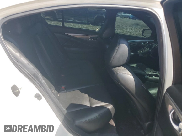 2014 Infiniti Q50 with VIN JN1BV7AP9EM683494, listed as a Copart auction lot 61565545 with Not provided miles and Salvage title. Bid and sale history available at DreamBid. Image 10.