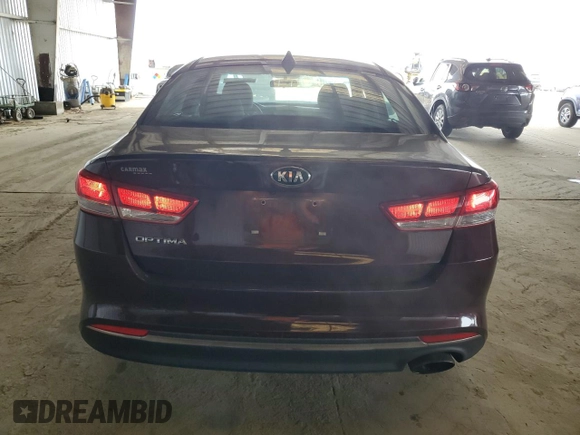 2017 Kia Optima LX with VIN 5XXGT4L3XHG153921, listed as a Copart auction lot 55926695 with 140,246 mi miles and Salvage title. Bid and sale history available at DreamBid. Image 6.