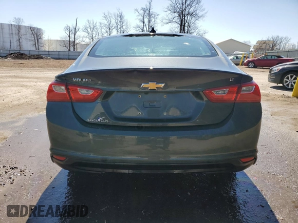 2017 Chevrolet Malibu LT with VIN 1G1ZE5STXHF125621, listed as a Copart auction lot 50383845 with 56,987 mi miles and Salvage Title. Bid and sale history available at DreamBid. Image 6.