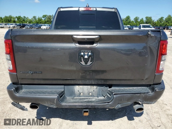2020 Ram 1500 Big Horn with VIN 1C6RREFT0LN406189, listed as a Copart auction lot 56239225 with 137,829 mi miles and Salvage title. Bid and sale history available at DreamBid. Image 6.