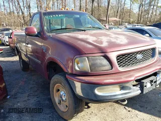 1998 Ford F-150 with VIN 1FTDF18W7WNA07117, listed as a IAAI auction lot 41395851 with 276,845 mi miles and . Bid and sale history available at DreamBid. Image 1.