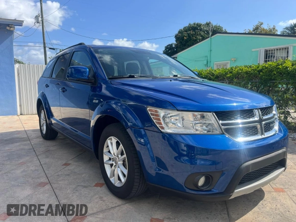 2015 Dodge Journey SXT with VIN 3C4PDCBB5FT518314, listed as a Copart auction lot 54726125 with 34,216 mi miles and Salvage Title. Bid and sale history available at carsss.com. Image 4.