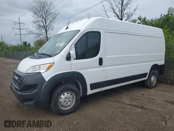 2023 Ram ProMaster Cargo with VIN 3C6LRVDG6PE563926, listed as a Copart auction lot 50719635 with 45,566 mi miles and Clean Title. Bid and sale history available at carsss.com. Image 1.