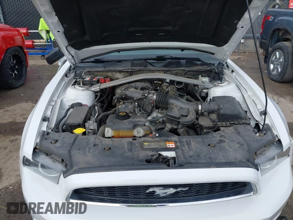 2014 Ford Mustang V6 with VIN 1ZVBP8EM0E5205646, listed as a IAAI auction lot 41716395 with 109,451 mi miles. Bid and sale history available at carsss.com. Image 10.