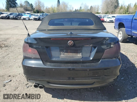 2008 BMW 1 Series 135i with VIN WBAUN93548VK39755, listed as a Copart auction lot 50836015 with Not Provided miles and Clean Title. Bid and sale history available at carsss.com. Image 6.