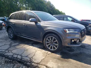 2023 Audi Q7 Premium Plus with VIN WA1LCBF79PD014979, listed as a Copart auction lot 56172535 with 23,066 mi miles and Salvage title. Bid and sale history available at DreamBid. Image 4.