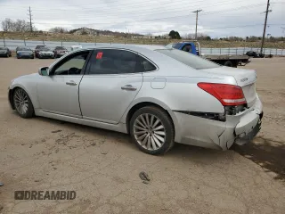 2014 Hyundai Equus Signature with VIN KMHGH4JH1EU078527, listed as a Copart auction lot 51106305 with Not Provided miles and Salvage Title. Bid and sale history available at DreamBid. Image 2.