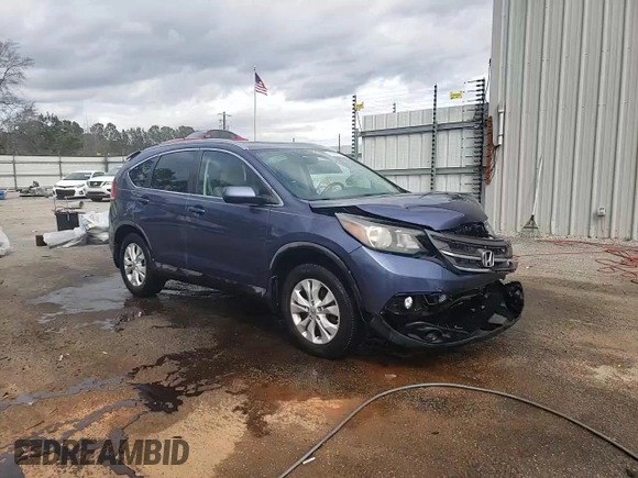 2013 Honda CR-V EX-L with VIN 2HKRM4H74DH646204, listed as a Copart auction lot 47602905 with 124,990 mi miles and Salvage Title. Bid and sale history available at carsss.com. Image 14.