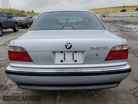 1997 BMW 7 Series 740il with VIN WBAGJ8323VDM00753, listed as a Copart auction lot 66674414 with 255,389 mi miles and Salvage Title. Bid and sale history available at carsss.com. Image 6.