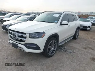 2020 Mercedes-Benz GLS with VIN 4JGFF5KE8LA050072, listed as a IAAI auction lot 41689696 with 66,877 mi miles. Bid and sale history available at carsss.com. Image 2.
