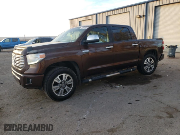 2016 Toyota Tundra 4WD Truck Platinum with VIN 5TFAW5F18GX524689, listed as a Copart auction lot 43367845 with 213,006 mi miles and Salvage Title. Bid and sale history available at carsss.com. Image 1.