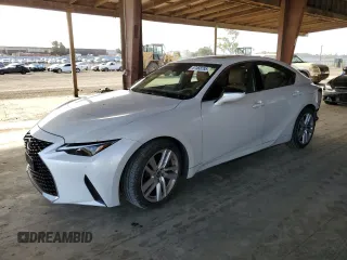 2021 Lexus IS 300 with VIN JTHCA1D25M5111064, listed as a Copart auction lot 57468785 with 18,281 mi miles and Salvage title. Bid and sale history available at DreamBid. Image 1.