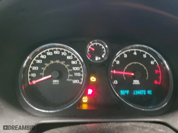 2010 Chevrolet Cobalt LT w/1LT with VIN 1G1AD1F53A7222745, listed as a Copart auction lot 48363645 with 134,072 mi miles and Salvage Title. Bid and sale history available at carsss.com. Image 9.