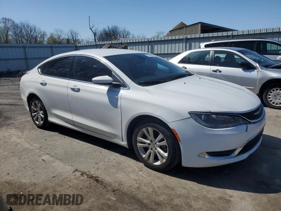 2015 Chrysler 200 Limited with VIN 1C3CCCAB3FN671104, listed as a Copart auction lot 52418085 with 209,515 mi miles and Salvage Title. Bid and sale history available at carsss.com. Image 4.