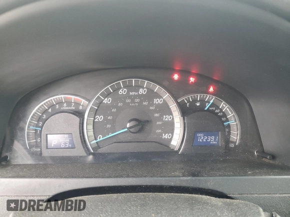 2012 Toyota Camry L with VIN 4T1BF1FK2CU602106, listed as a Copart auction lot 53954475 with 122,391 mi miles and Salvage Title. Bid and sale history available at carsss.com. Image 9.