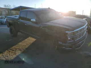 2015 Chevrolet Silverado 1500 LTZ with VIN 1GCVKSECXFZ265138, listed as a Copart auction lot 43598575 with 80,872 mi miles and Salvage Title. Bid and sale history available at carsss.com. Image 4.