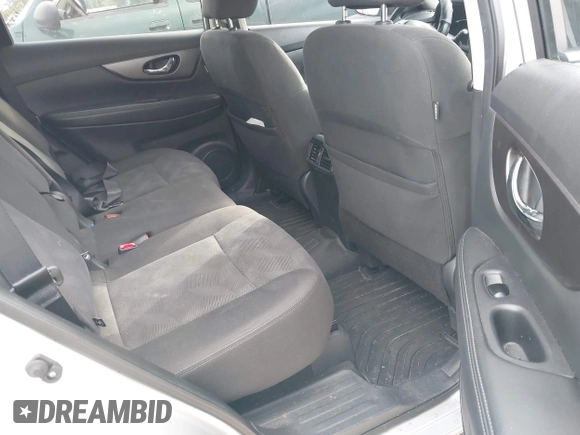 2016 Nissan Rogue SV with VIN KNMAT2MV8GP649804, listed as a IAAI auction lot 37808592 with 57,180 mi miles. Bid and sale history available at carsss.com. Image 8.