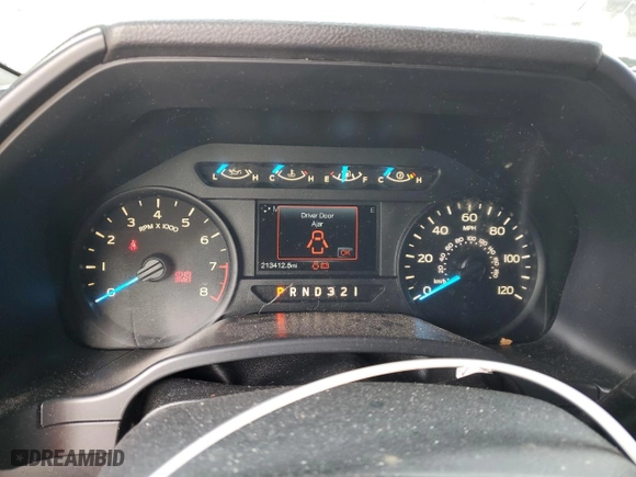 2017 Ford F-150 XL with VIN 1FTEX1E82HFC77120, listed as a Copart auction lot 52818945 with 213,412 mi miles and Clean Title. Bid and sale history available at carsss.com. Image 9.