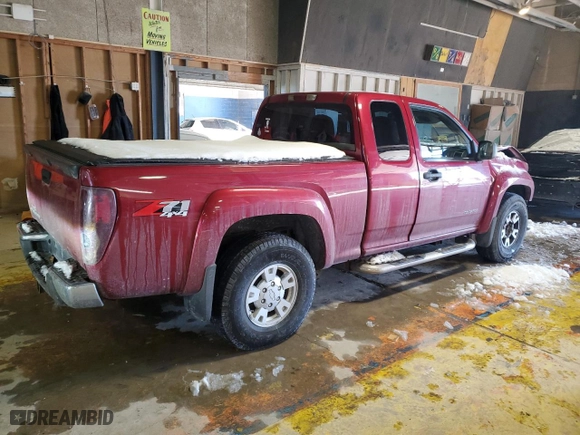 2005 Chevrolet Colorado LS Z71 with VIN 1GCDT196658153755, listed as a Copart auction lot 88026505 with 0 mi miles and Salvage Title. Bid and sale history available at carsss.com. Image 3.