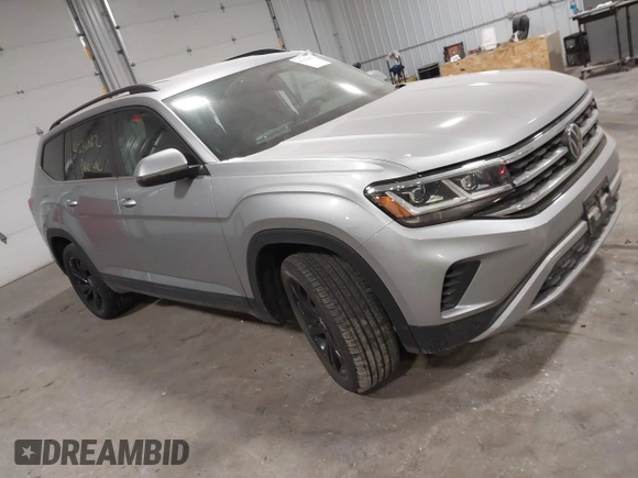 2023 Volkswagen Atlas SE с VIN 1V2HR2CA5PC516757, выставлен на аукционе IAAI как лот 41236062 с пробегом 23 485 миль миль и . История ставок и продаж доступна на DreamBid. Изображение 1.