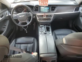 2018 Genesis G80 3.8L z VIN KMHGN4JE8JU250299, wystawiony jako Copart lot #53233385 z przebiegiem 87 385 mil mil oraz Szkody całkowita. Historia ofert i sprzedaży dostępna na DreamBid. Obrazek 8.