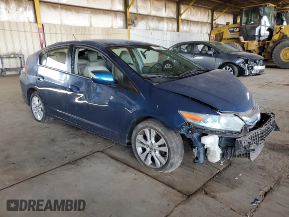 2013 Honda Insight EX with VIN JHMZE2H71DS006758, listed as a Copart auction lot 55296825 with 174,046 mi miles and Salvage title. Bid and sale history available at DreamBid. Image 4.