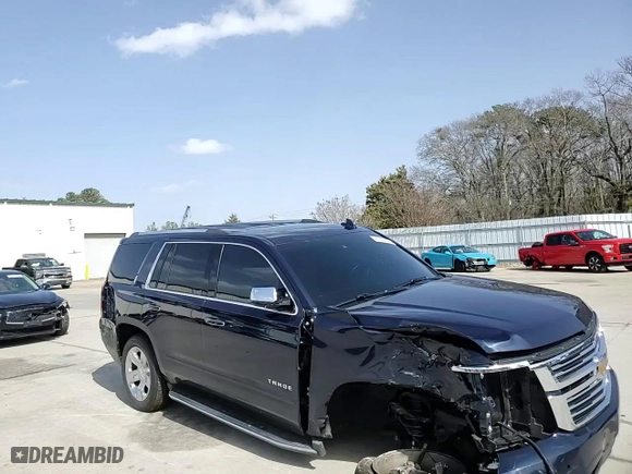 2017 Chevrolet Tahoe Premier with VIN 1GNSCCKC9HR335460, listed as a Copart auction lot 47653205 with 100,743 mi miles and Salvage Title. Bid and sale history available at carsss.com. Image 12.