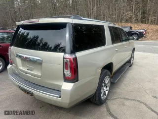 2015 GMC Yukon XL Denali with VIN 1GKS2JKJ2FR574204, listed as a Copart auction lot 54520825 with 213,647 mi miles and Clean Title. Bid and sale history available at carsss.com. Image 4.