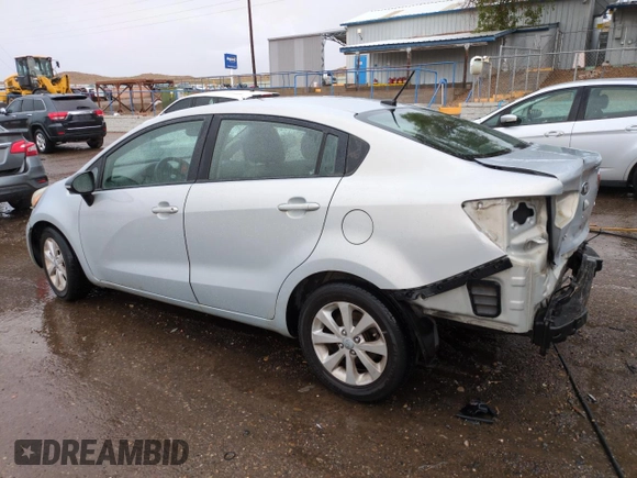 2013 Kia Rio EX with VIN KNADN4A38D6165846, listed as a Copart auction lot 61472955 with 180,536 mi miles and Salvage title. Bid and sale history available at DreamBid. Image 2.