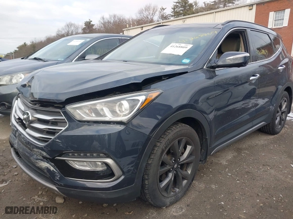 2017 Hyundai Santa Fe Sport 2.0T Ultimate with VIN 5NMZWDLA0HH045078, listed as a IAAI auction lot 41268809 with 100,659 mi miles. Bid and sale history available at carsss.com. Image 17.